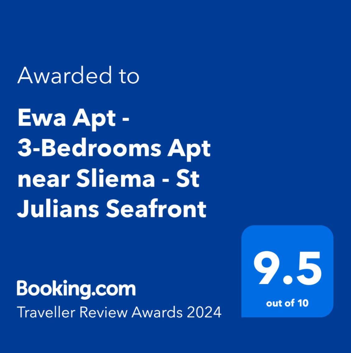 Ewa Apt - 3-Bedrooms Apt Near Sliema - St Julians Seafront Gzira Extérieur photo